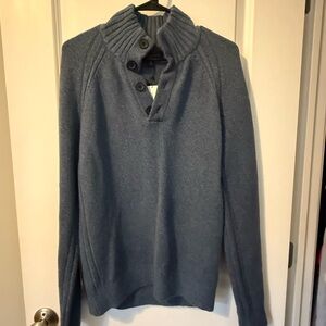 Banana Republic Men's Gray Turtleneck Sweater